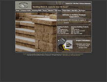 Tablet Screenshot of buildingproductscorp.com